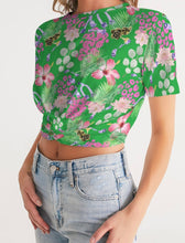Load image into Gallery viewer, Isle Twist-Front Crop (Size L)