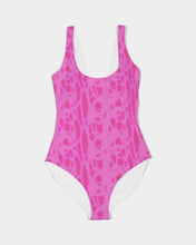 Load image into Gallery viewer, Magenta Women's One-Piece Swimsuit/Bodysuit