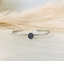 Load image into Gallery viewer, Twinkle (Silver-Round) Cuff Bracelet