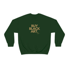 Load image into Gallery viewer, Buy Black Art (Tan Letters) Unisex Sweatshirt