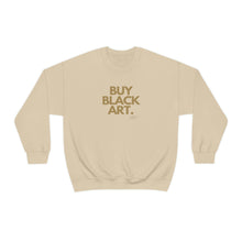 Load image into Gallery viewer, Buy Black Art (Tan Letters) Unisex Sweatshirt