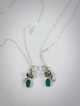Load image into Gallery viewer, Rose 🌹 Emerald Pendant