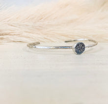Load image into Gallery viewer, Twinkle (Silver-Round) Cuff Bracelet