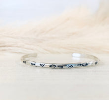 Load image into Gallery viewer, Hand-Stamped Cuff Bracelet # 1
