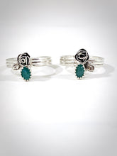 Load image into Gallery viewer, Rose 🌹 Emerald Ring