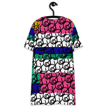 Load image into Gallery viewer, Multi T-shirt dress
