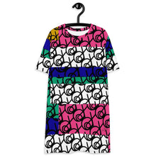 Load image into Gallery viewer, Multi T-shirt dress