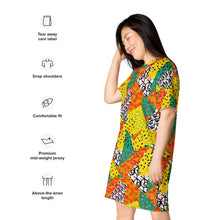 Load image into Gallery viewer, Global T-shirt dress