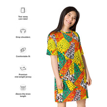 Load image into Gallery viewer, Global T-shirt dress
