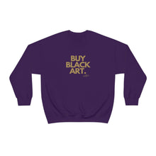 Load image into Gallery viewer, Buy Black Art (Tan Letters) Unisex Sweatshirt