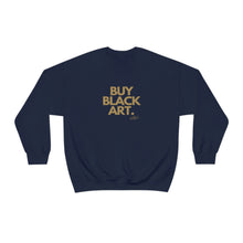 Load image into Gallery viewer, Buy Black Art (Tan Letters) Unisex Sweatshirt