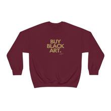 Load image into Gallery viewer, Buy Black Art (Tan Letters) Unisex Sweatshirt