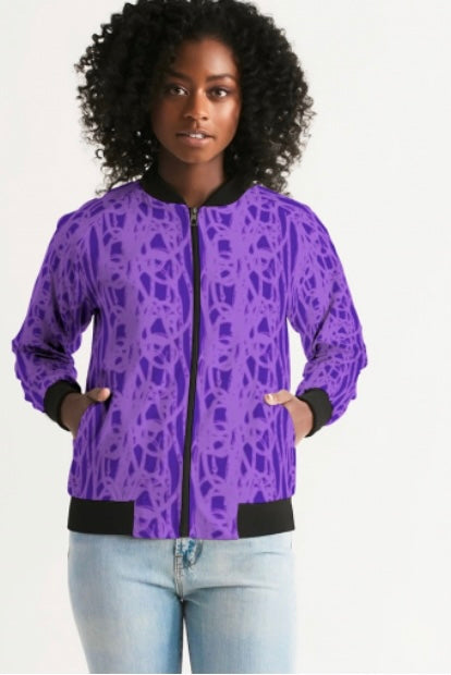 Women’s Bomber Jacket Violet (Sample) Size XL