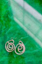Load image into Gallery viewer, Sterling Loop-T-Loops (Hammered) Earrings #2
