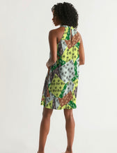 Load image into Gallery viewer, Sage Halter Dress (Size L)
