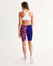 Load image into Gallery viewer, Fuchsia (2) Women&#39;s Mid-Rise Bike Shorts
