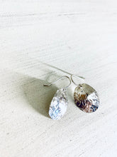 Load image into Gallery viewer, Oval dome earrings
