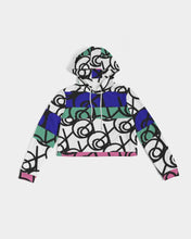 Load image into Gallery viewer, Multi Women&#39;s Cropped Hoodie
