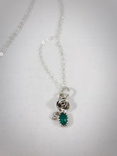 Load image into Gallery viewer, Rose 🌹 Emerald Pendant
