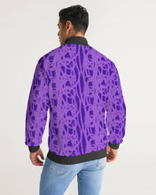 Load image into Gallery viewer, Violet UNISEX Stripe-Sleeve Track Jacket
