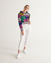 Load image into Gallery viewer, Multitude Women&#39;s Cropped Hoodie
