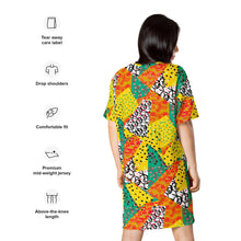 Load image into Gallery viewer, Global T-shirt dress

