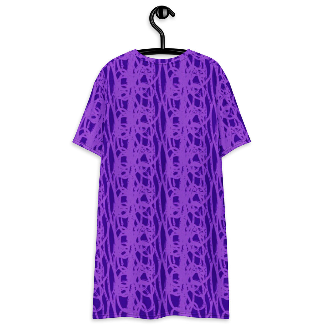 Violet T-shirt dress