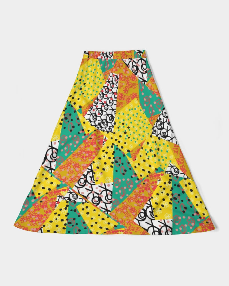 Global Women's A-Line Midi Skirt