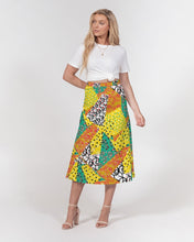 Load image into Gallery viewer, Global Women&#39;s A-Line Midi Skirt
