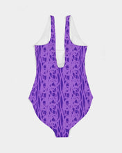 Load image into Gallery viewer, Violet Women&#39;s One-Piece Swimsuit/Bodysuit
