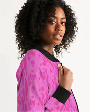 Load image into Gallery viewer, Magenta Women&#39;s Bomber Jacket
