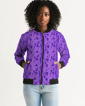 Load image into Gallery viewer, Violet Women&#39;s Bomber Jacket
