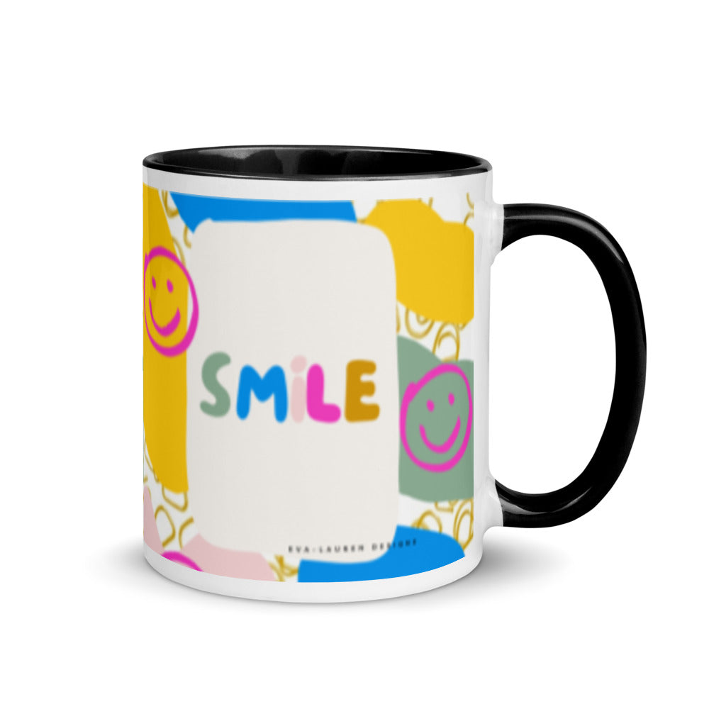 Smile  (bright) Mug with Color Inside
